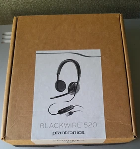 Plantronics C520 Blackwire serii 520 zestaw słuchawkowy słuchawki z etui na komputer z USB - Zdjęcie 1 z 8