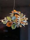 Vintage Brooch by Exquisite-Coloured Sparkles&Jelly Bean Glass Variegated Stones