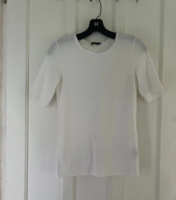 Camiseta blanca Joseph Made In Portugal talla M para mujer Lyocell mezcla de algodón Foto 1 de 4