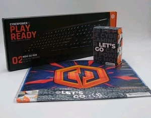 Cyberpower PC NOHI 02 RGB Wired Gaming Keyboard Elite M2 RGB Mouse & Mousepad - Picture 1 of 10