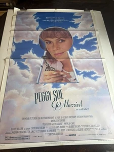 OG 1986 Theater Poster “PEGGY SUE GOT MARRIED” 27x41 KathleenTurner NicolasCage - Picture 1 of 16