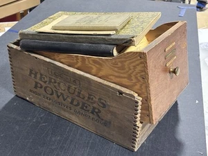 Caja en polvo papeles mineros años 20 1940 - Imagen 1 de 24