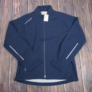 Peter Millar Jacke Herren Large Golf Windbreaker ME0EZ03 reflektierender Besatz - Bild 1 von 7