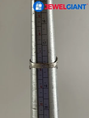 ANILLO PLATA ESTERLINA MD PIEDRA BLANCA TALLA 7,75 4,1 G #FY909 Foto 1 de 4