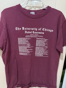 Camisa De Colección Universidad Chicago Para Hombres Grande Campeón Premios Nobel Camiseta Años 90 - Imagen 1 de 3