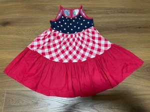 Gymboree Red, White & Blue Stars Patriotic Sundress size 3T Excellent Condition - Picture 1 of 4