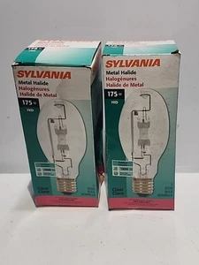 Sylvania ~ Clear, ED28, 175 Watt HID Metal Halide Metal Arc Lamp Light Bulb M57 - Picture 1 of 2