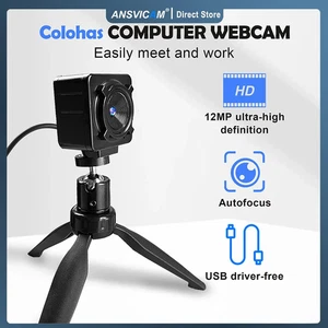 4K Webcam and Microphone Video Conference Zoom Conference PC Laptop Camera ePTZ - Picture 1 of 14