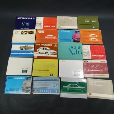Lotto libretti uso e manutenzione misti Jaguar, Ondine, Land Rover. Mediocri - Immagine 1 di 3