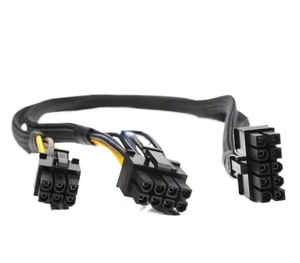10pin to 6+8pin GPU Power Adapter Cable for HP DL380 G8 Gen8 Gen9 DL385 DL388 G9 - Picture 1 of 8