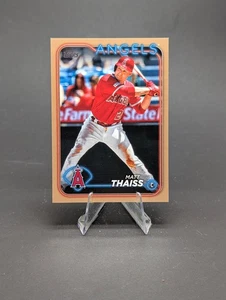 Actualización Topps 2024 #US274 Matt Thaiss Gold #/2024 - Imagen 1 de 2