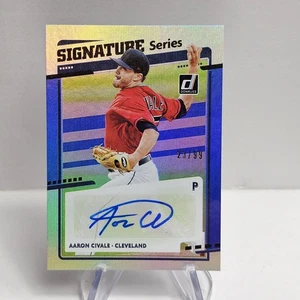 Aaron Civale 2020 Panini Donruss - Signature Series #SS-AC /99 - Picture 1 of 2