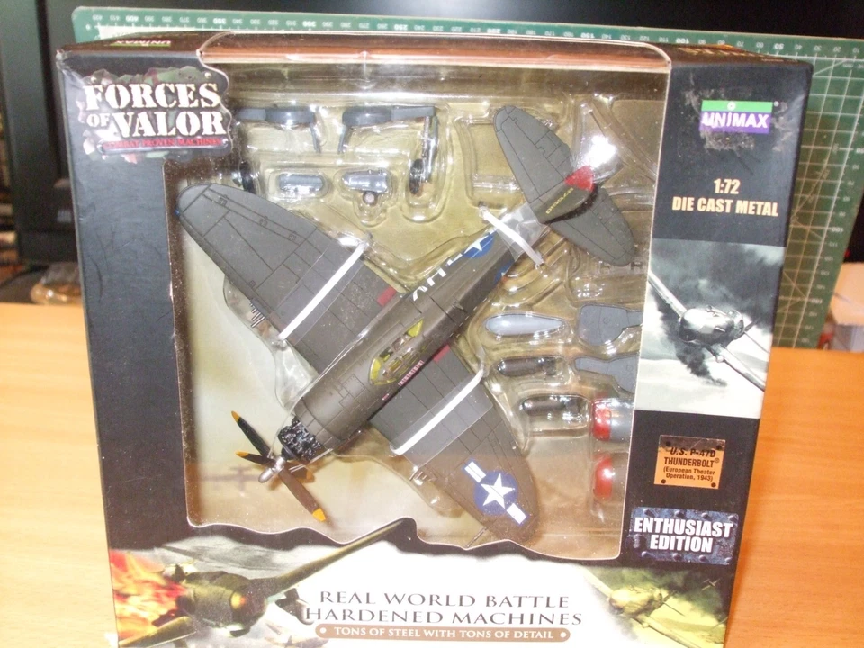 UNIMAX FORCES OF VALOR-US.P/47D THUNDERBOLT (1/72 SCALE) - Image 1 of 4