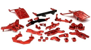 Kit aggiornamento sospensioni lavorate Red Billet per Traxxas Slash 1/10 2WD - Foto 1 di 3