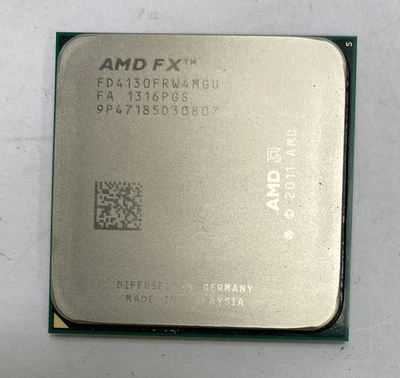 AMD FX-4130 FD4130FRW4MGU 3.8GHz Socket AM3+ Quad Core Processor / CPU - Image 1 of 3