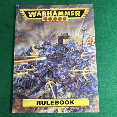 Warhammer 40K 2nd Ed Rulebook 1993 Rogue Trader Book 90s Games Workshop OOP 🟡 - Image 1 of 4