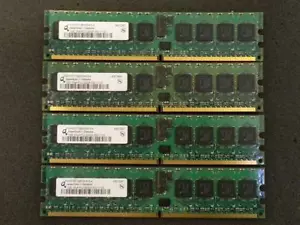 4GB (4x1GB) MEMORY DDR2 PC2-3200R 400MHz ECC Reg FOR Dell PowerEdge 1800 1850 - Picture 1 of 1