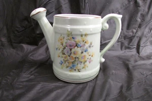 Vintage Lefton #282 Keramik Gießkanne grüne Blumen Goldrand Japan handbemalt - Bild 1 von 11