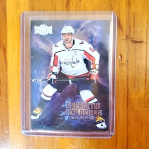 2023-24 SkyBox Metal Universe Energetic Explosions EE-18 Alexander Ovechkin Alex - Picture 1 of 2