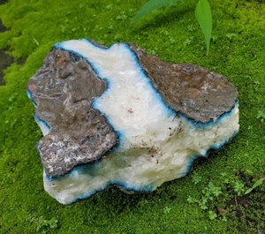 1244G New Discovery Sumatra Extreme Rare Dumortierite Rough Blue Mineral - Picture 1 of 16