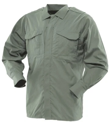TRU-SPEC 24-7 SERIES ULTRLIGHT UNIFORM SHIRT MEN'S LA ODG L/W P/C R/S 1059