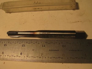 1 pc 3/8-16 2BX Emuge 1A-S-1KZ HSSE TiCN 3 Flute w/coolant Germany New (779) - Picture 1 of 4