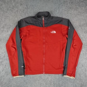 The North Face Jacket Mens Medium Red Gray Flight Series Performance TKA Stretch - Picture 1 of 15