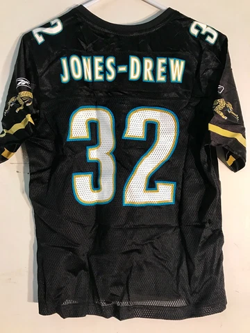 Reebok Women's NFL Jersey Jacksonville Jaguars Jones-Drew Black sz M Cover