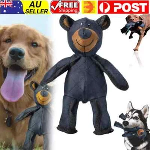2025 Unbreaka-Bear Mighty Bear Pet Toy Indestructible Tough Dog Toys Squeaky AU - Picture 1 of 10