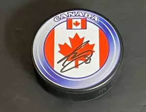 Ryan Murray Edmonton Oilers handsigniertes Kanada Puck Beckett Hologramm. - Bild 1 von 2