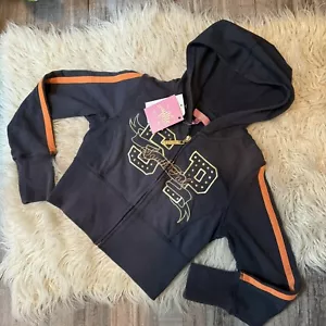 Y2K South Pole Girl Cropped Hoodie (Size 10/12) DEADSTOCK - Picture 1 of 6