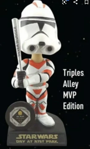 *RARE* SF Giants Buster Posey Star Wars Day Clone Trooper Bobblehead 2013 SE Cover