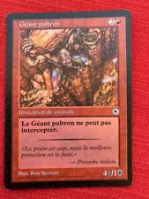 Carte Magic MTG Portal - Géant poltron FR EX