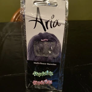 ARIA Nuevo En Paquete 2 Barritas Estrás 1 Rosa 1 Azul/Verde - Imagen 1 de 2