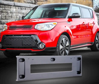 NEW! Kia Soul License Plate Holder Mount Bracket Tag for 2020-2021 Front Bumper - Image 1 of 4