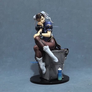 Anime Street Fighter Chun-Li Sentado Postura PVC Figura Estatua Nuevo Sin Caja 26cm - Imagen 1 de 7