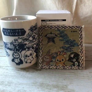 PSO2 Phantasy Star Online 2 Yunomi Cup and Tatami Coaster set Rappy Arkuma SEGA - Picture 1 of 12