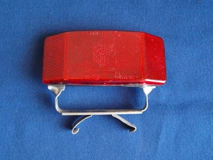  Original Hella Dahon D7 Folding Bike Rear Luggage Rack Reflector & fender mount - Picture 1 of 5