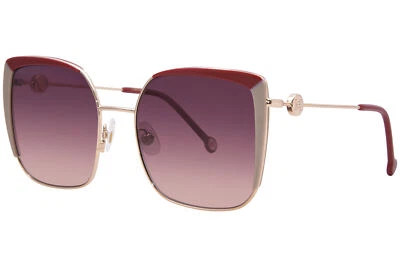 Carolina Herrera HER-0111/S 1233X Sunglasses Womens Red/Beige/Pink Gradient 57mm - Image 1 of 4