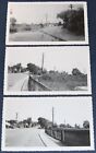 Lot de 3 photos des années 1950 Corner Bedford Ave. & Hollins Mill Rd., Lynchburg, VA