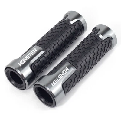 PARA DUCATI MONSTER 400 620 695 696 795 796 821 1100 1200 empuñaduras de manillar de goma Foto 1 de 3