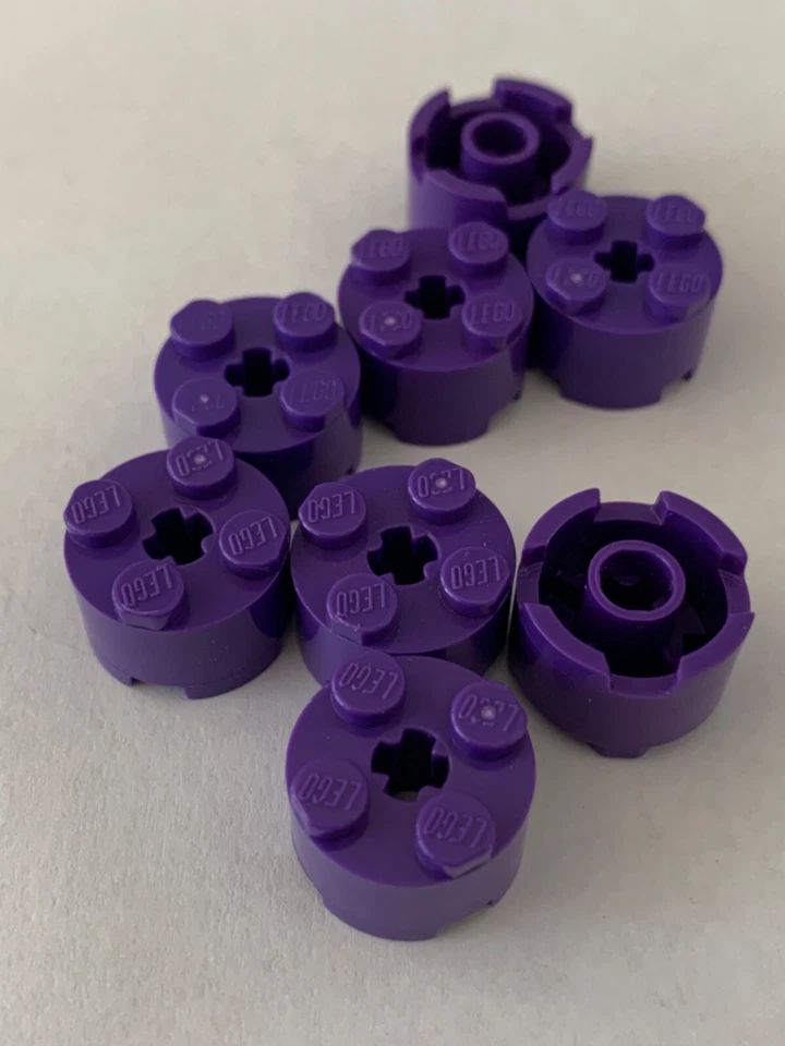 Piezas LEGO 3941 (8 piezas) Ladrillo, Redondo 2x2 con Agujero de Eje Elige Color Foto 1 de 1