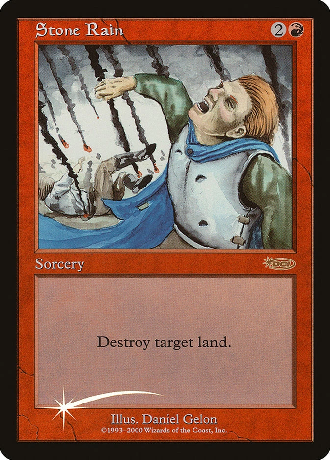 Stone Rain (FNM 10) Lightly Played Foil - MTG single - Image 1 of 1