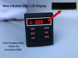 NEW LCD Screen Display Repair for BMW E30 6 Button OBC Clock On Board Computer - Picture 1 of 5