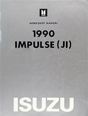 1990 Isuzu Impulso Tienda Manual 90 Originales Reparación Servicio Libro OEM - Imagen 1 de 2