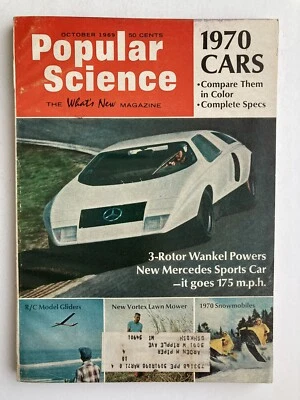 Vintage Popular Science Magazine October 1969 - Image 1 of 2