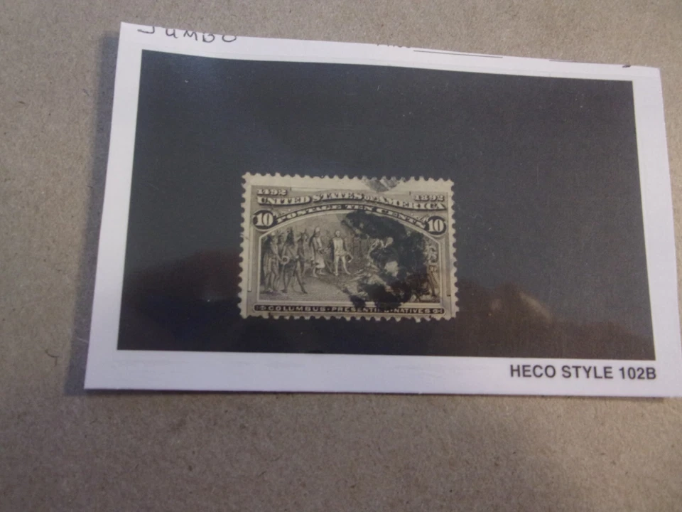 USA Used 1893 Issue, 10 Cents Columbian Exhibition, Scott #237 Black Brown. - Image 1 of 1