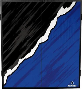 Ruthless | Riptorn | Dartboard Cabinet | Heavy Duty Square Design | 3 Colours - Picture 1 of 18