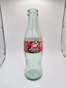 7.5" Empty Vintage 1999 Dale Jarrett #88 Glass 8 oz. Coca-Cola Classic Bottle - Picture 1 of 6