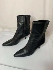 Coach Jeanne ankle boots size9B Italy pointed toes heels - Picture 1 of 10